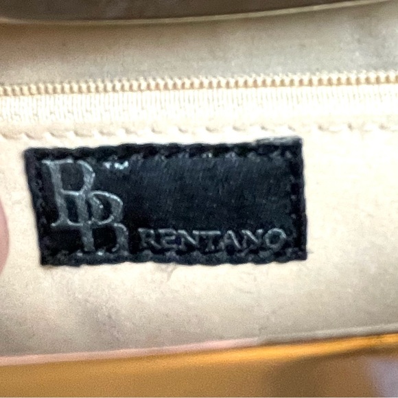 Brentano Hard-sided Mini Purse w/metal gemmed clasp Pink - OS - Picture 5 of 6